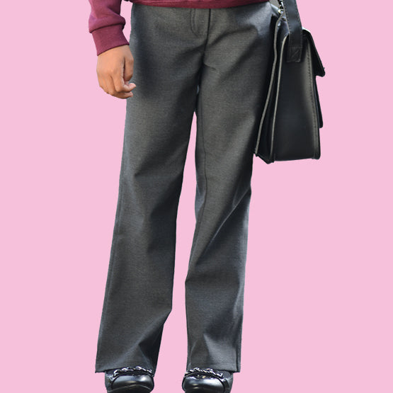 Girls' Junior Regular Fit School Trousers – David Luke Ltd