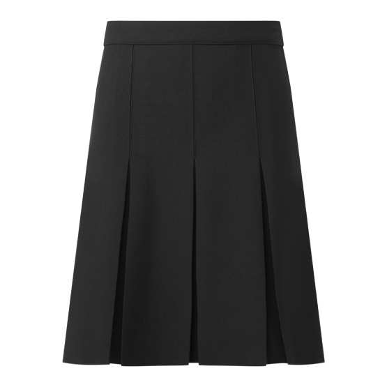 Girl's Junior Inverted Pleated School Skirt