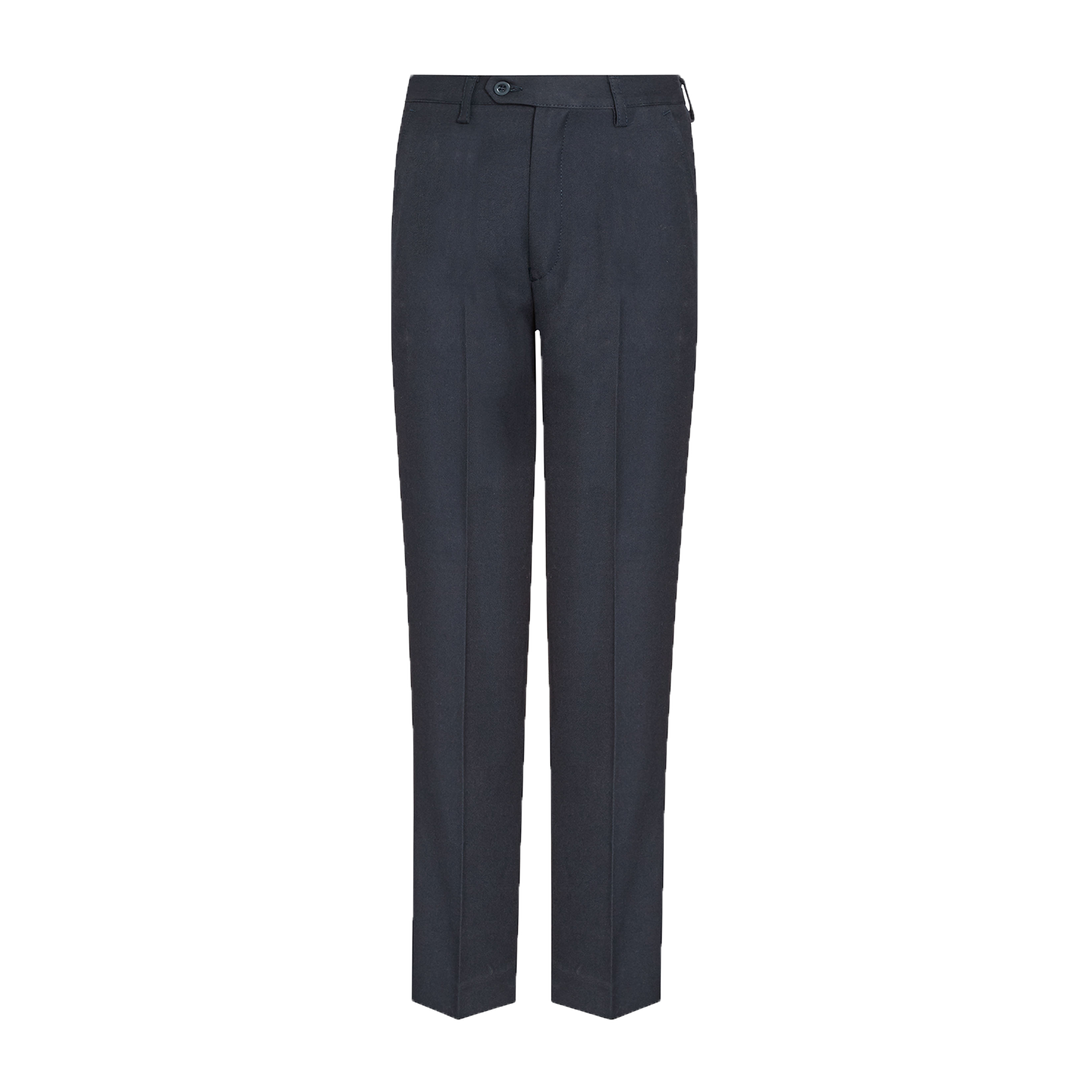 Regular Fit Boys School Trousers - Navy – David Luke Ltd