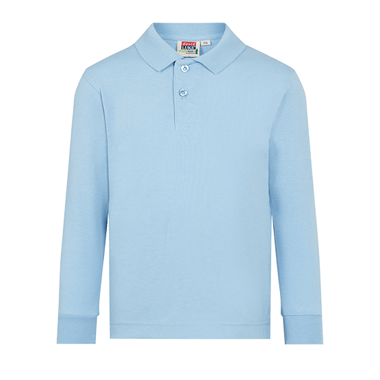 Childrens long sleeve white polo sales shirts